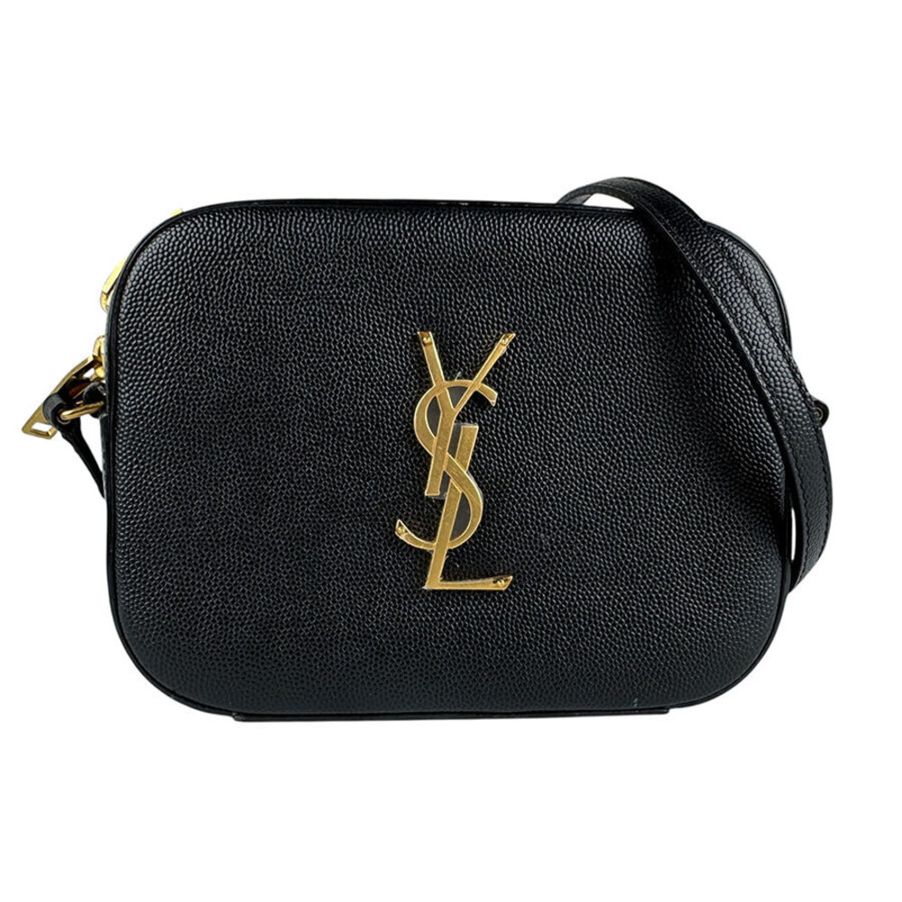 Saint Laurent Lou Camera Bag Leather black